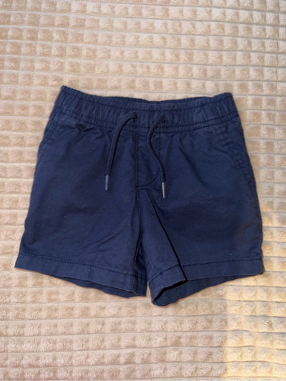 GAP kids Dark Navy Elastic Waist Drawstring Shorts 6-12 months